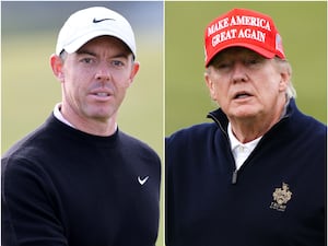 Rory McIlroy and Donald Trump