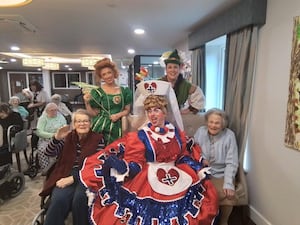 A panto was one of many activities held at Dora Rose care home in January