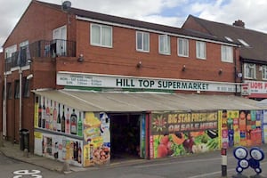 Hill Top Supermarket, Hill Top, West Bromwich. Pic: Google Maps. Permission for reuse for all LDRS partners.