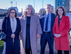 Sarah Coombes, Heidi Alexander, Simon Foster (PCC) and Diane Gail (road safety advocate)