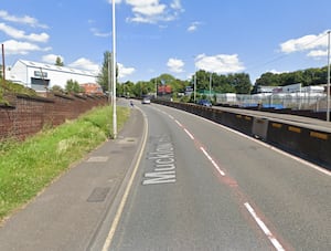 Mucklow Hill, Halesowen, near to where the incident took place