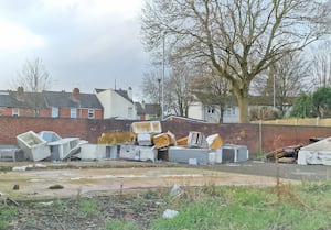 Walsall Street, Darlaston, where the incident, where the discarded items were located