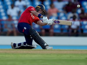 Jacob Bethell bats for England