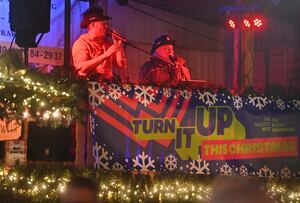 Opening night of the Birmingham Christmas Market.