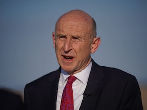 John Healey head and shoulders