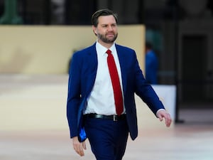 United States Vice President JD Vance arrives to the Artificial Intelligence Action Summit at the Grand Palais in Paris, France