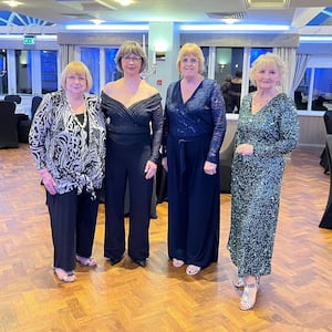 Carole, Tracey, Lynne & Jill - the organising team of SI Cannock's 70th Celebration