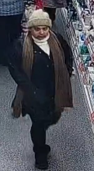 Police want to speak to this woman about the theft of money in Cannock town centre in December