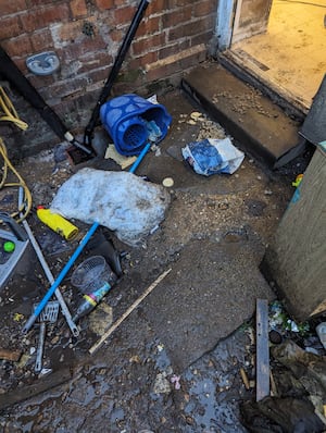 15-year-old Lucas was left to live in the 'rubbish cluttered' garden