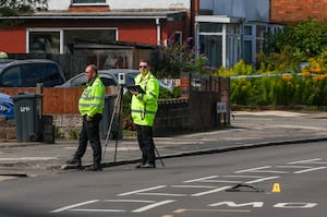 Moat Lane in Yardley, Birmingham, following the fatal crash involving an e-bike. 