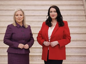 First Minister Michelle O’Neill (left) and deputy First Minister Emma Little-Pengelly