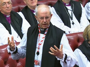 Archbishop of Canterbury Justin Welby gave his final speech to the House of Lords (House of Commons/UK Parliament/PA)