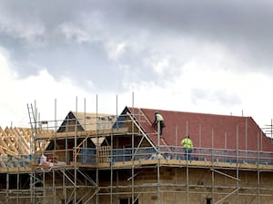 New houses being constructed on the Chilmington development in Ashford