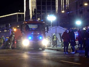 Emergency services attend the Christmas market in Magdeburg