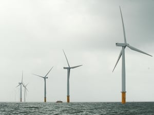 The Inner Dowsing offshore wind farm in the North Sea.