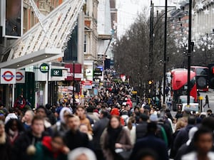 Shoppers on Oxford Street, London, during the Boxing Day sales