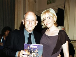 Actor Julian Holloway with his daughter Sophie Dahl