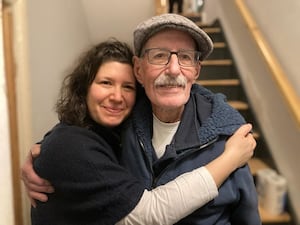 Sharone Lifschitz with her father Oded