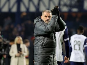 Ange Postecoglou applauds