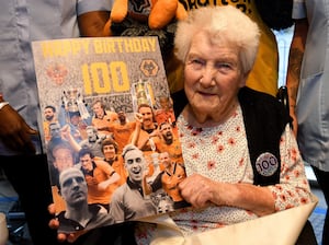 Joan used to look after supporter's bikes for 2p each when she lived across the road from the ground. 