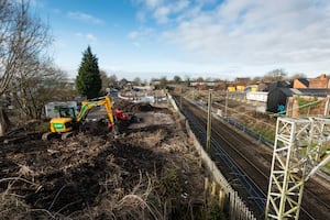 Work is underway to build a new railway station in Willenhall. 