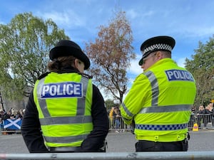 Male and female Police Scotland officers