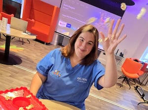 Throwing popcorn and making memories - Joanna Hutton, Staff Nurse at Acorns in the Black Country. 