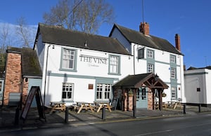 The Vine is a prominent part of Wombourne High Street