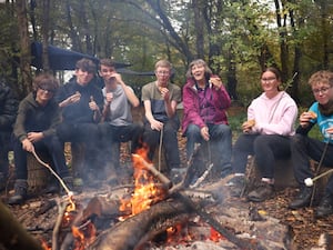 Lottery winners Ted and Marilyn Newton are sharing their private woodland with the local community, including the Sea Scouts