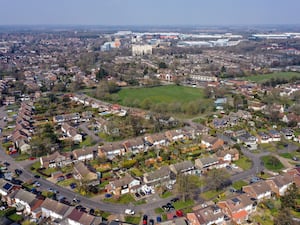 A view of homes