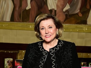 Barbara Taylor Bradford at the Romantic Novelists Association’s Romantic Novel of the Year awards in London in March 2015