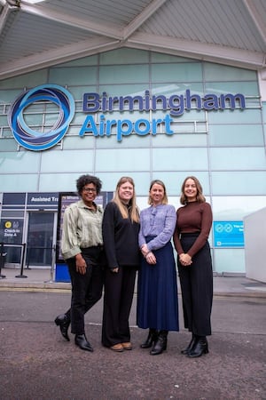 L-R is Natalie Griffiths, Emily Heath, Jo Roberts, Charlotte McCann