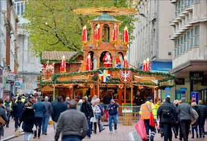 Birmingham's German Market is a visual treat