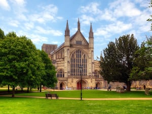 A view of Winchester Cathedral