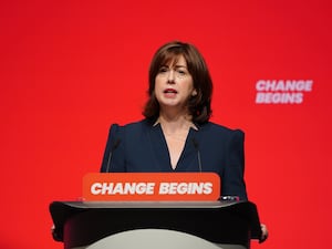 Leader of the House of Commons Lucy Powell speaking during the Labour Party Conference in Liverpool