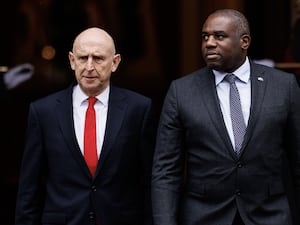 Foreign Secretary David Lammy (right) and Defence Secretary John Healey