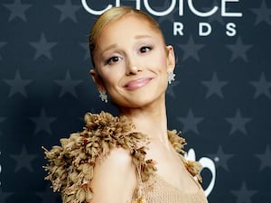 Ariana Grande arrives at the 30th Critics Choice Awards earlier this month