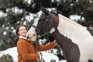 Fiona, and her beloved equine, Oliver, whom she has owned for 12 years