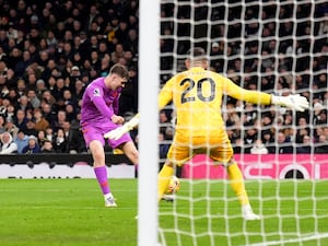 Jorgen Strand Larsen scores the equaliser