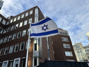 The Israel embassy on Shelbourne Road in Dublin