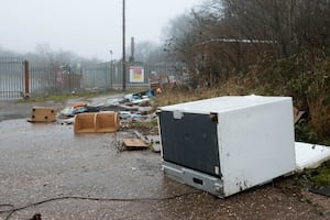 The Crooked House site and adjacent landfill site continued fly tipping issues