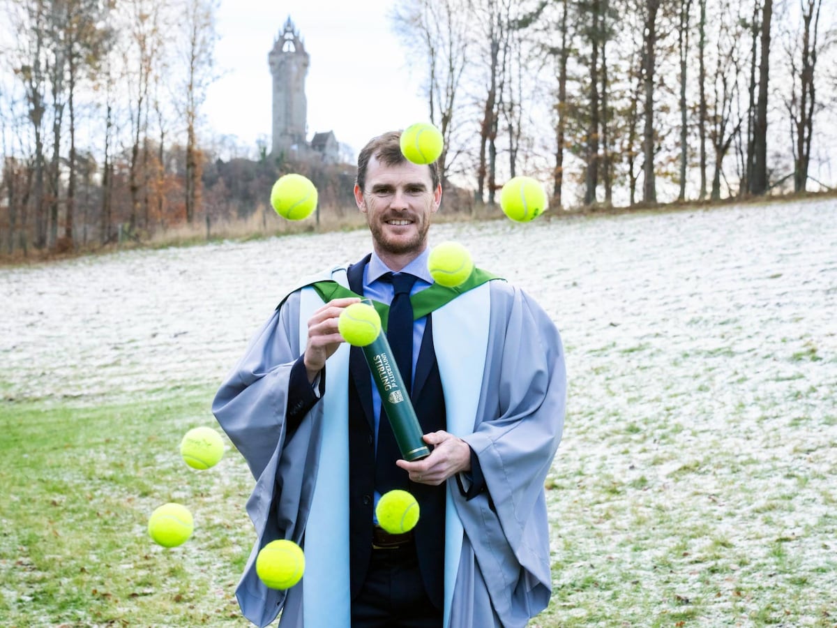 Tennis champion Jamie Murray ‘very proud’ to receive honorary degree