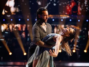 Pete Wicks and Jowita Przystal performing in Strictly Come Dancing