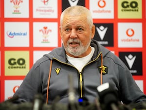 Wales coach Warren Gatland speaks to the media