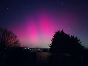 Julie Chetwynd sent in this amazing picture of the Northern Lights