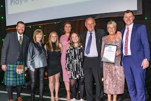 PLAY@ Lower Drayton Farm receiving their Highly Commended award at the NFAN awards last week