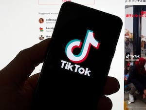 TikTok on a mobile phone