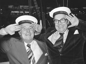 Ernie Wise and Eric Morecambe