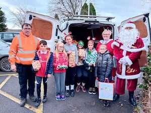 Bridgnorth Wrapping Day volunteers