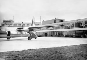 The new International Building in April 1961.